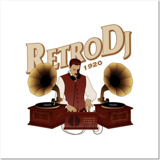 DJ Retro Wall Art by LaInspiratriz